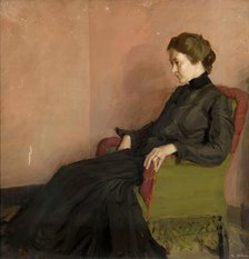 Grace Canedy, the artist's first wife, c1904. Creator: Harold Gilman.