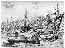 'Concarneau', c1850-1895 (1924). Artist: Maxime Lalanne