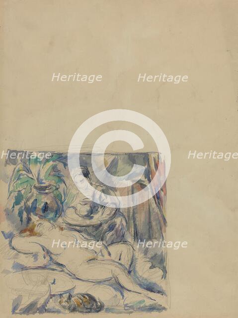 Waking Up [verso], c. 1880. Creator: Paul Cezanne.