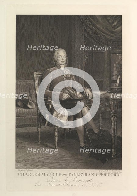 Portrait of Charles Maurice de Talleyrand-Périgord, after 1808. Creator: Auguste Gaspard Louis Desnoyers.