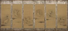 Wild geese, Momoyama or Edo period, 1568-1615. Creator: Sôtatsu.