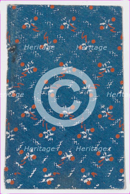 Sheet with abstract pattern, 19th century. Creator: Anon.