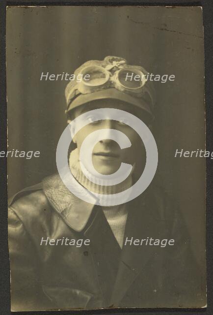 Portrait of man, 1915-1930. Creator: Fédèle Azari.