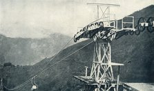 'A View on a Rope Railway, or Ropeway', 1922. Creator: Unknown.