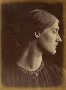 Mrs. Herbert Duckworth, 1867. Creator: Julia Margaret Cameron.