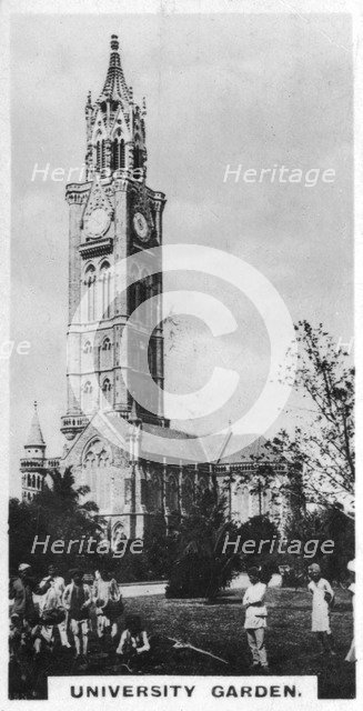 University Garden, Bombay, India, c1925. Artist: Unknown