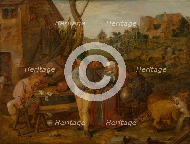 Fighting Peasants. Creator: Adriaen Brouwer.