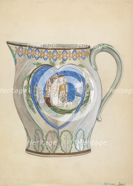 Pitcher, c. 1936. Creator: Barnes.