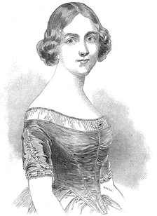 Jenny Lind, the celebrated Swedish vocalist, 1845. Creator: Smyth.