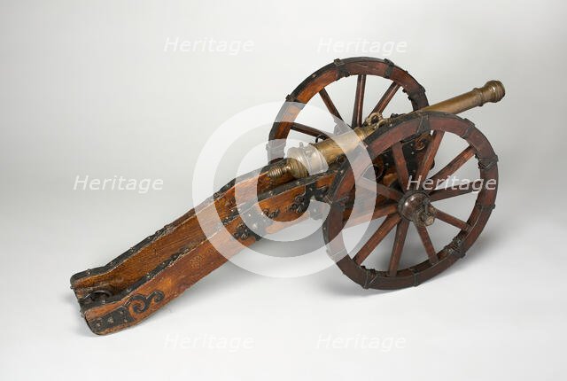 Model Field Cannon with Carriage, Venice, 17th century. Creator: Unknown.