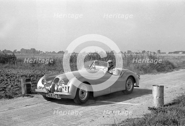 Jaguar XK120, R.H.P. Alston, Felixtowe Rally 1952. Reg ADX 83B. Creator: Unknown.