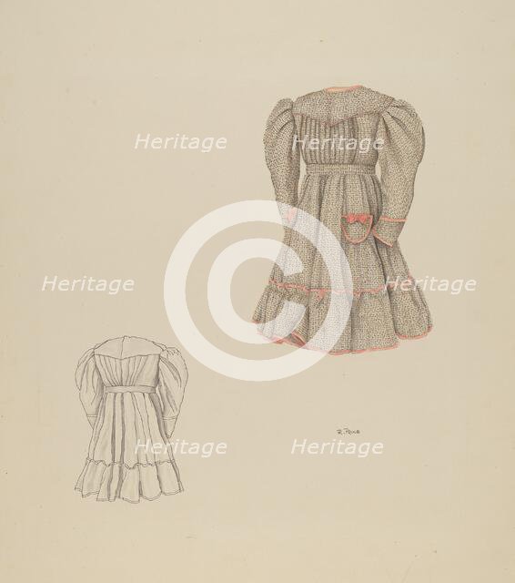 Child's Dress, c. 1937. Creator: Ray Price.