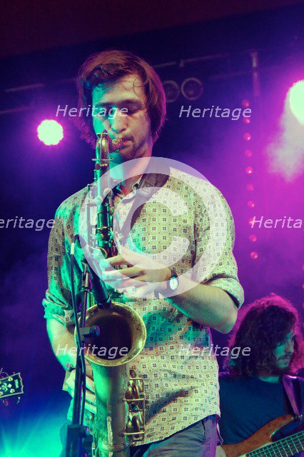 Mak Murtic, Love Supreme Jazz Festival, Glynde Place, East Sussex, 2015. Artist: Brian O'Connor.