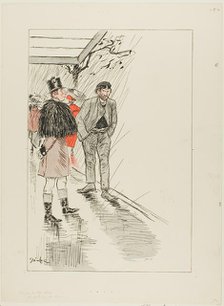 Vagrant of Paris, published 1892–1900. Creator: Theophile Alexandre Steinlen.
