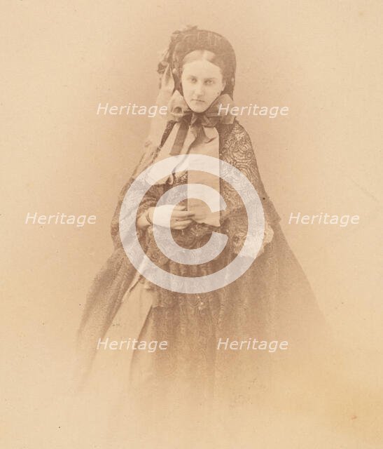 Le chapeau à brides, 1860s. Creator: Pierre-Louis Pierson.