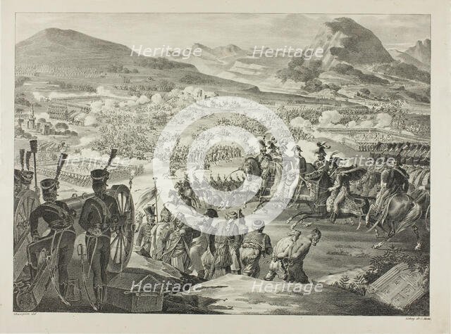 Napoleon in Battle, from The Political and Military Life of Napoleon, 1822–26. Creator: A. Champion.