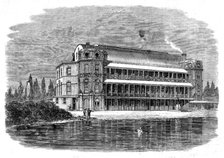 St. Thomas's Hospital, Surrey Gardens, 1862. Creator: T. H. W..