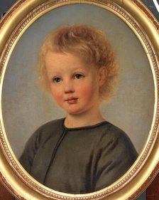 Portrait of Holger Aagaard Hammerich as a 4-year-old, 1849. Creator: Elisabeth Baumann.