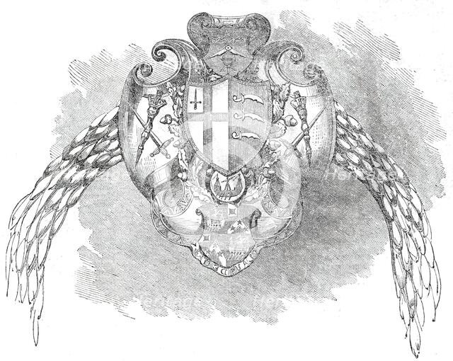 Mr. Lusk's Shrieval Badge and Chain, 1860. Creator: Unknown.