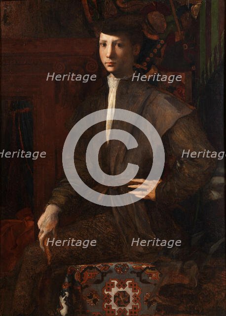 Portrait of a Youth, c1527. Creator: Rosso Fiorentino (1495-1540).