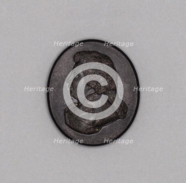 Intaglio with Bust of a Man, Burslem, Late 18th century. Creator: Wedgwood.