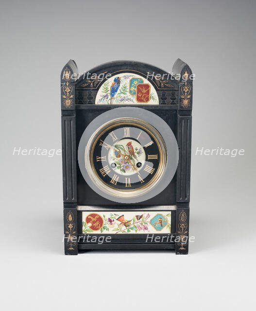 Mantel Clock, England, 1875/80. Creator: Unknown.