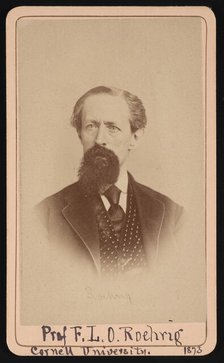 Portrait of Frederic Louis Otto Roehrig (1819-1908), March 6, 1873. Creator: Purdy & Frear.