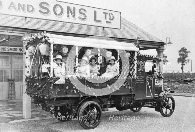 Women in fancy dress, Reeves & Sons Ltd, London, 1924. Artist: Unknown