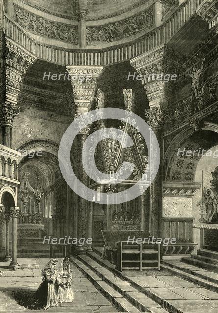 'Interior of the Cathedral of Spalatro (Formerly Temple of the Palace of Diocletian)', 1890. Creator: Unknown.