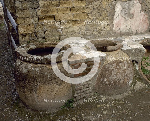 Thermopolium, Herculaneum, Italy. Creator: Unknown.