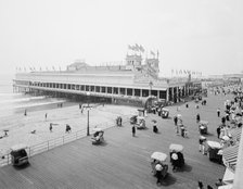 Steeplechase Pier and Boardwalk, Atlantic City, N.J., c.between 1910 and 1920. Creator: Unknown.