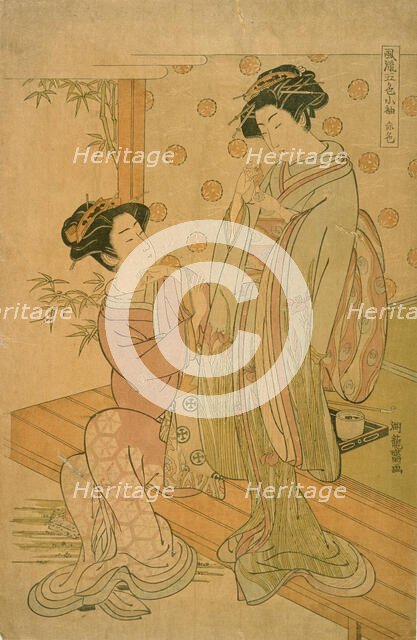 Red, 18th century. Creator: Isoda Koryusai.