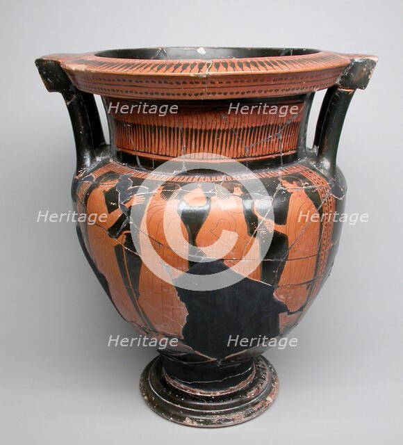 Column Krater (Mixing Bowl), 460-450 BCE. Creator: Florence Painter.