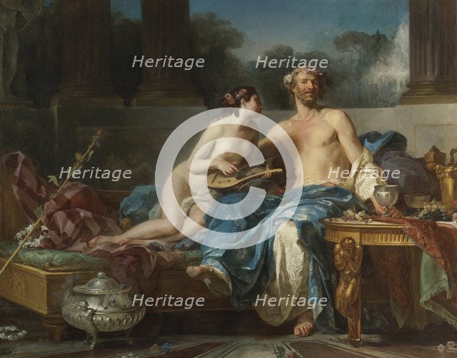 The Pleasures Of Anacreon. Artist: Restout, Jean-Bernard (1732-1797)