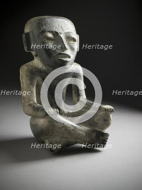 Seated Male Figure, between 200 and 600. Creator: Unknown.