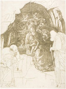 The Adoration of the Magi (Virgin of the Grotto), c.1500. Creator: School of Andrea Mantegna.