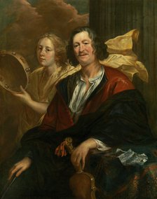 Portrait of a musician with his muse (Self-Portrait?). Creator: Jordaens, Jacob (1593-1678).