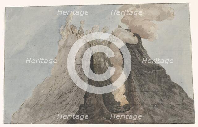 Inside of volcano Etna, 1778. Creator: Willem Carel Dierkens.
