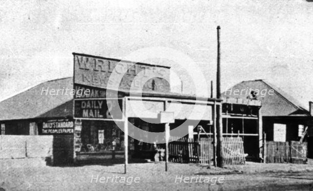 Wrights Newsagency in Albion, c1902. Creator: Unknown.