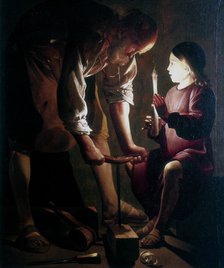 'St Joseph the Carpenter', c1640. Artist: Georges de la Tour