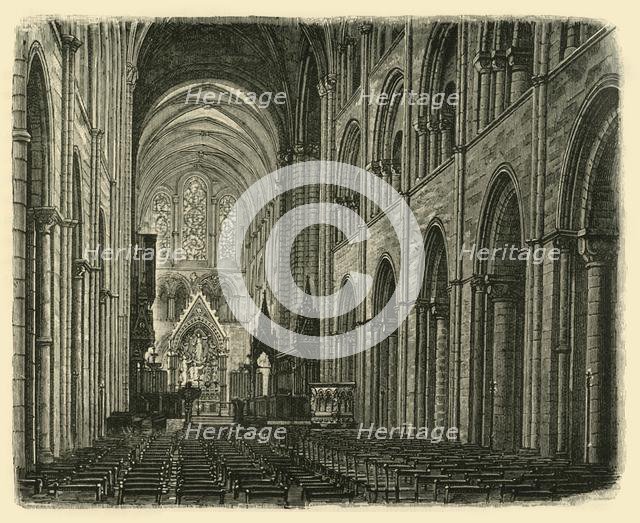 'Interior of Chichester Cathedral, Looking East', 1898. Creator: Unknown.