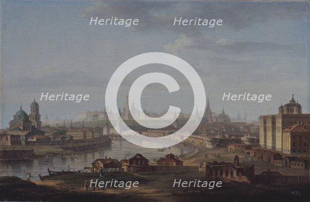 View of Moscow. Artist: Vorobyev, Maxim Nikiphorovich (1787-1855)