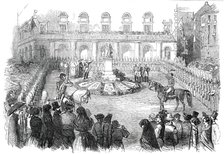 Inauguration of the Statue of Queen Isabella II, at Madrid, 1850. Creator: Unknown.