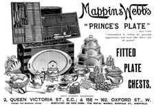 Advertisement for Mappin & Webb, 1898. Creator: Unknown.
