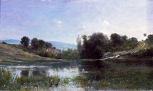 Pond at Gylieu, between 1854 and 1869. Creator: Charles Francois Daubigny.