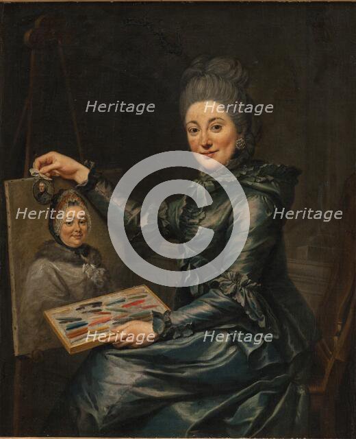 Portrait of the Artist's Daughter Elisabeth, Married Lampe, 1731-1776. Creator: Johann Georg Ziesenis.