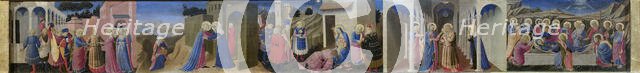 Predella of the Altarpiece The Annunciation, c. 1433-1434. Creator: Angelico, Fra Giovanni, da Fiesole (ca. 1400-1455).