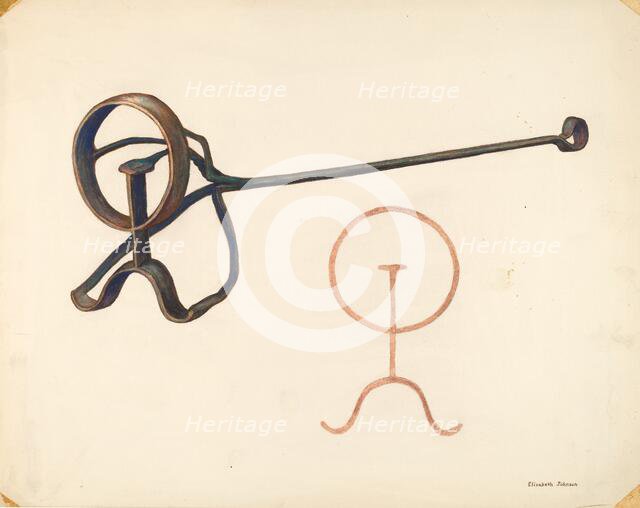 Branding Iron, c. 1942. Creator: Elizabeth Johnson.