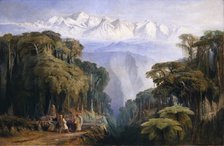 'Kinchinjunga from Darjeeling', 1877. Artist: Edward Lear.