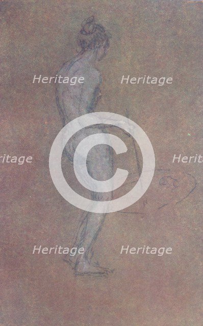 'A Nude Study', c1864, (1904). Artist: James Abbott McNeill Whistler.